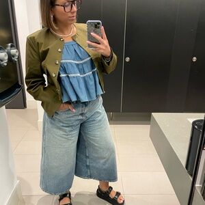 We The Free Distressed Blue Denim